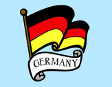 Dibujo Bandera de Alemania pintado por gomezeste
