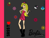 Dibujo Barbie Fashionista 2 pintado por mikg