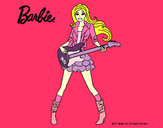 Dibujo Barbie guitarrista pintado por pucca257