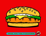 Dibujo Crea tu hamburguesa pintado por Corolai