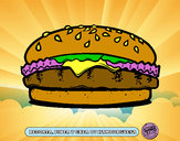 Dibujo Crea tu hamburguesa pintado por Mariajoo19