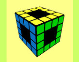 Dibujo Cubo de Rubik pintado por Akemi15