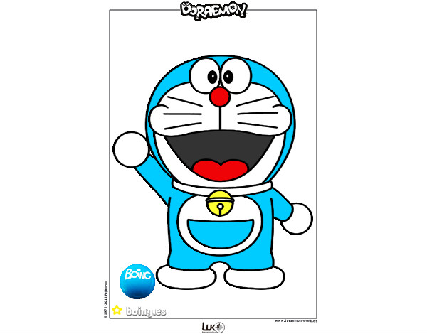 Dibujo Doraemon pintado por Gobasa