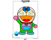 Dibujo Doraemon pintado por Pascele