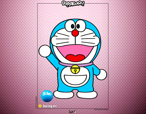 Dibujo Doraemon pintado por pilarmayat