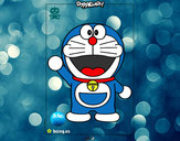 Dibujo Doraemon pintado por PUNCKS