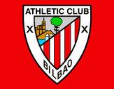 Dibujo Escudo del Athletic Club de Bilbao pintado por Saxa