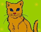 Dibujo Gato 2 pintado por titicantor
