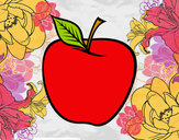 Dibujo Manzana grande pintado por LUCIA2