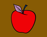 Dibujo Manzana grande pintado por preXsie