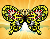 Dibujo Mariposa bonita pintado por jazminJASF