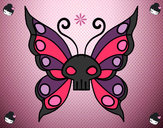 Dibujo Mariposa Emo pintado por chuyiita