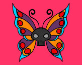 Dibujo Mariposa Emo pintado por pilarmayat