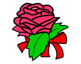 Dibujo Rosa, flor pintado por guille24