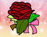 Dibujo Rosa, flor pintado por yaiza22552