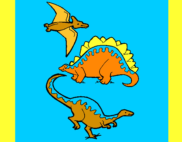 tres dinosaurios