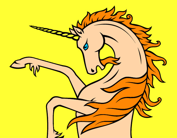 Dibujo Unicornio salvaje pintado por lordjedi10