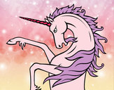 Dibujo Unicornio salvaje pintado por pucca257