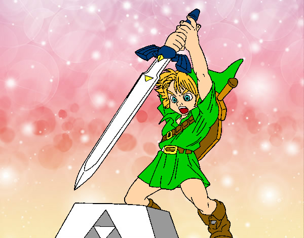 Dibujo Zelda pintado por Raul123