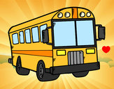 Dibujo Autobús del colegio pintado por AmuNyan