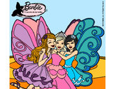Dibujo Barbie y sus amigas en hadas pintado por solsito921