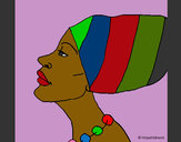 Dibujo Camerunesa pintado por queyla