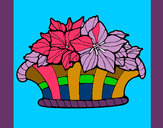 Dibujo Cesta de flores 8 pintado por victoriayd