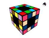 Dibujo Cubo de Rubik pintado por Andrea_San