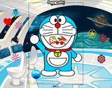 Dibujo Doraemon pintado por hectorferr