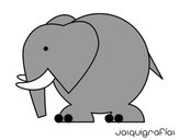 Dibujo Elefante grande pintado por irenesanch