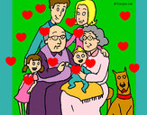 Dibujo Familia pintado por marasc