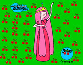 Dibujo La princesa Chicle pintado por luli124