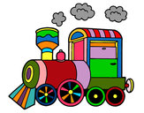 Dibujo Locomotora de vapor pintado por gabysierg