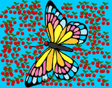 Dibujo Mariposa 10 pintado por migl