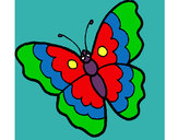 Dibujo Mariposa 13 pintado por migl