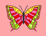 Dibujo Mariposa 16 pintado por migl