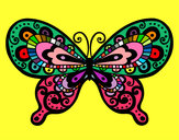 Dibujo Mariposa bonita pintado por ineluiespe