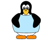 Dibujo Pingüino 1 pintado por manster