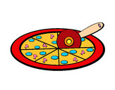 Dibujo Pizza pintado por Oihanko
