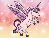 Dibujo Unicornio joven pintado por solsito921