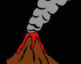 Dibujo Volcán pintado por alexia-ti