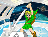 Dibujo Zelda pintado por Jorge12