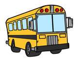 Dibujo Autobús del colegio pintado por annycristi
