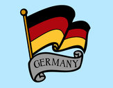 Dibujo Bandera de Alemania pintado por biancaviol