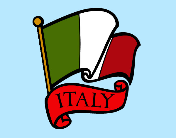 Dibujo Bandera de Italia pintado por biancaviol