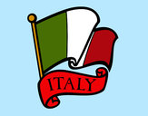 Dibujo Bandera de Italia pintado por biancaviol