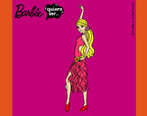 Dibujo Barbie flamenca pintado por 12-6-1
