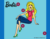 Dibujo Barbie moderna pintado por 12-6-1