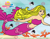 Dibujo Barbie sirena pintado por alexia-ti
