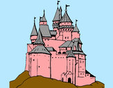 Dibujo Castillo medieval pintado por biancaviol
